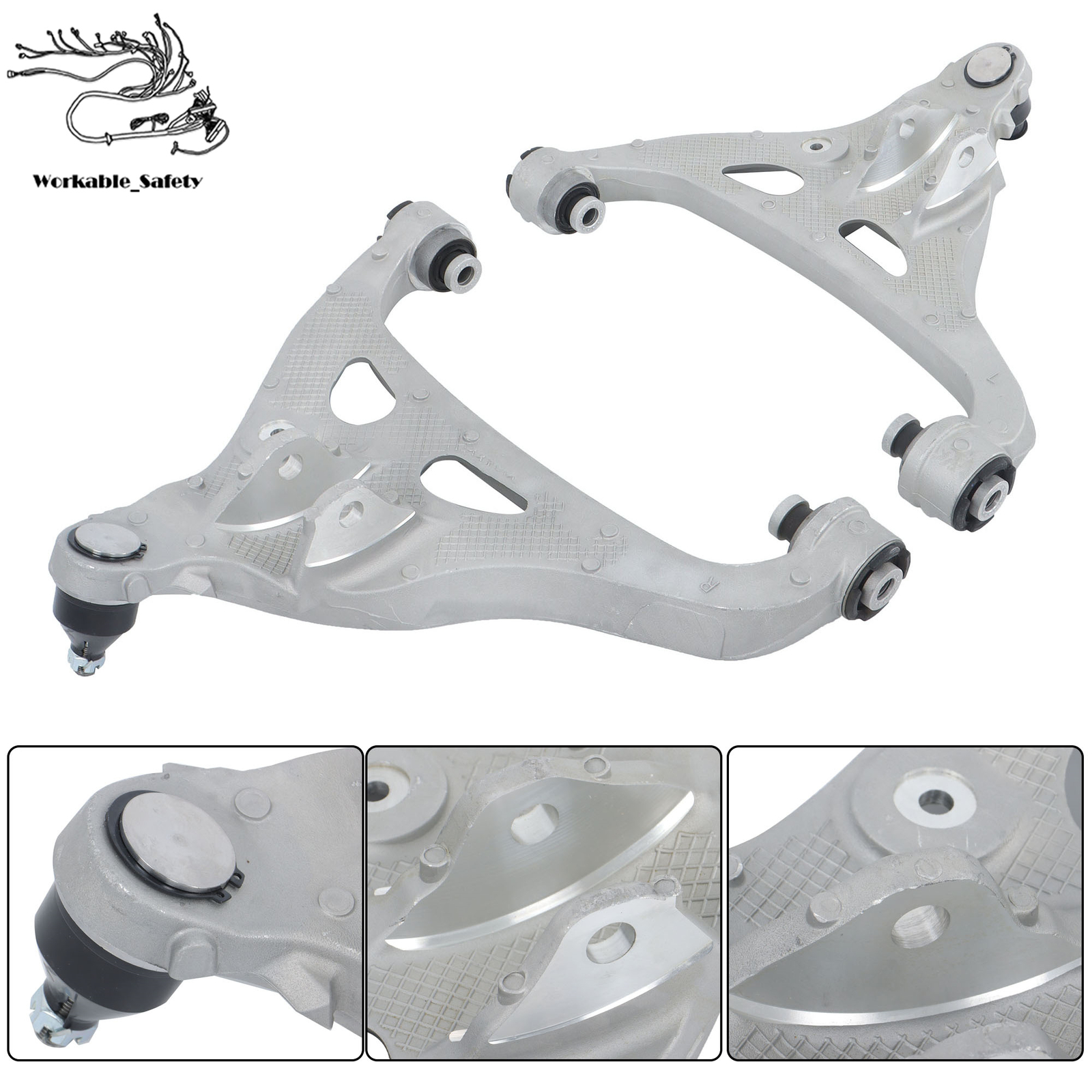 10PCS Front Upper Lower Control Arms Kit For 2006-08 Ford F-150 Lincoln Mark LT