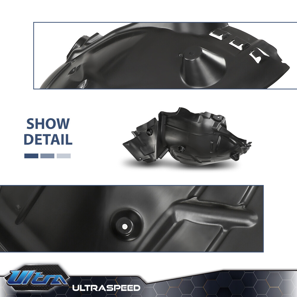 Front Fender Liner Rear Section Right Side Fit For 15-17 Mercedes-Benz C Class