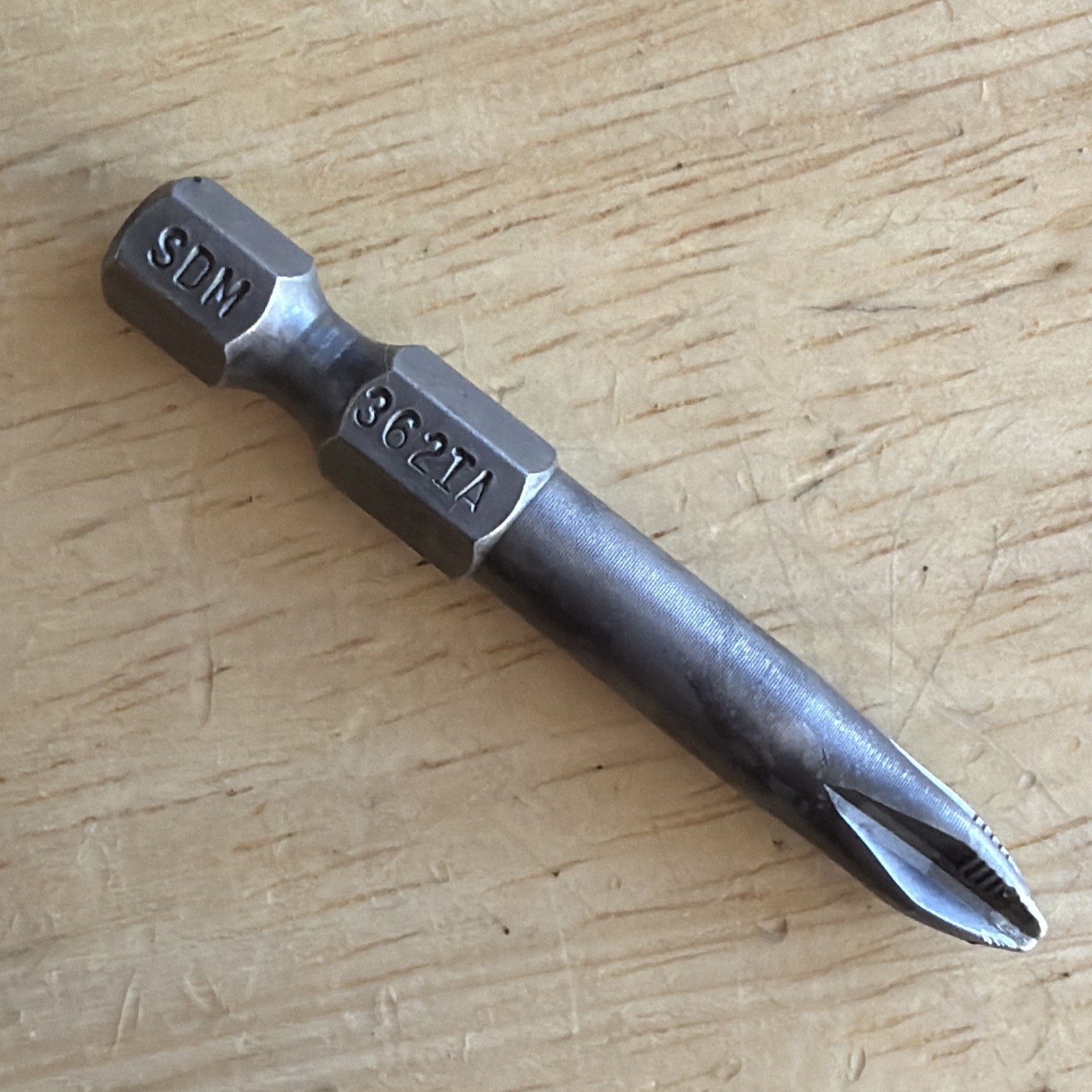 Snap On Tools No. 2 P2 Phillips ACR Installer Power Bit 1-15/16″ Long SDM362IA