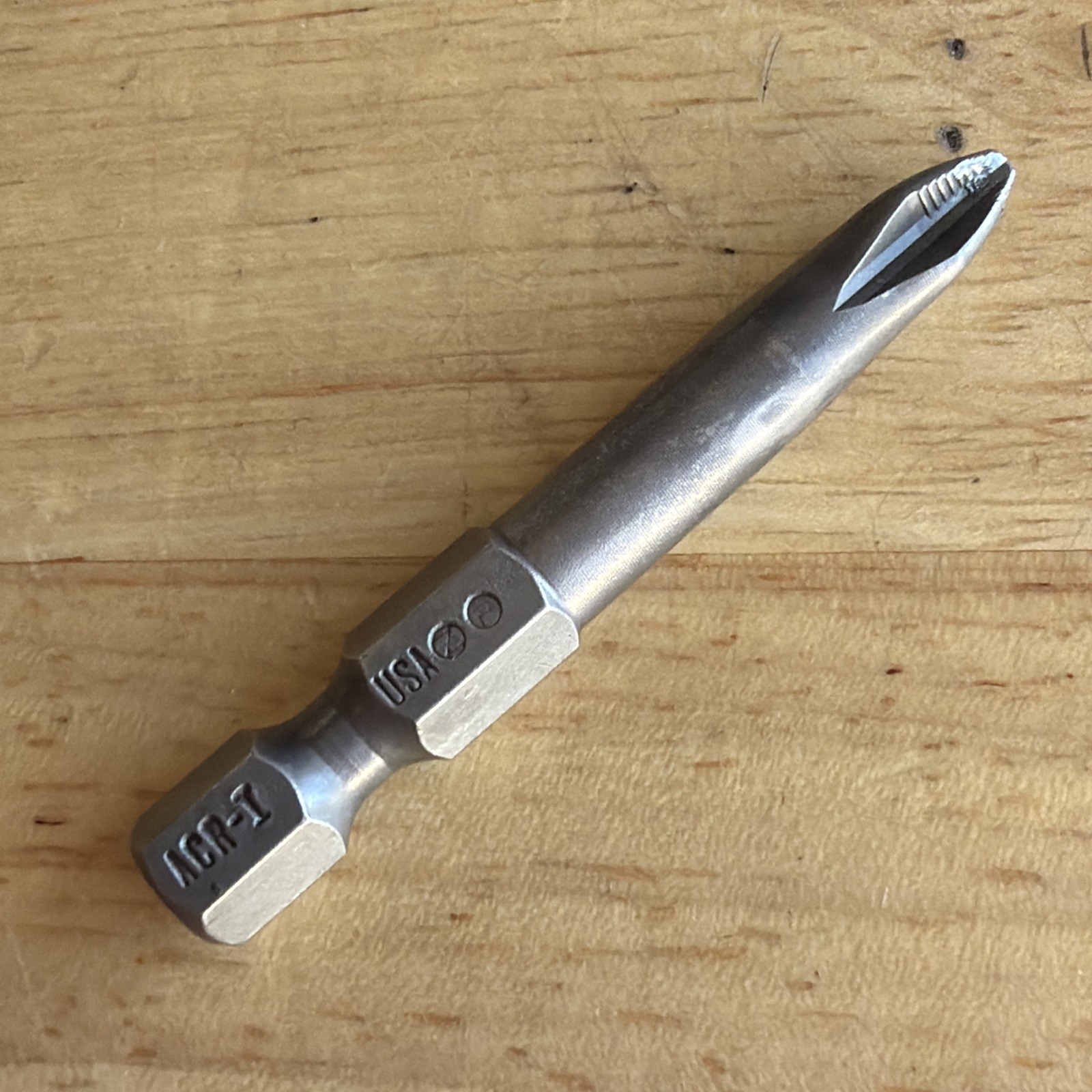 Snap On Tools No. 2 P2 Phillips ACR Installer Power Bit 1-15/16″ Long SDM362IA