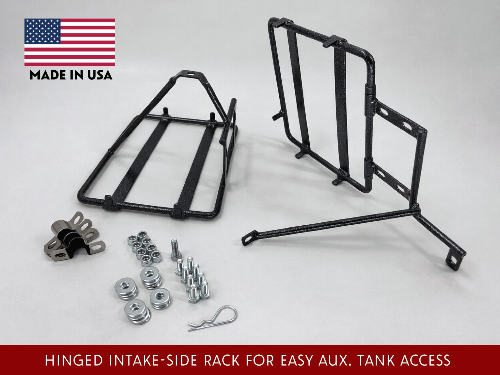 USA Made Saddlebag Racks for Honda CT90 CT110 Trail Bike – Easy, No Mod Install