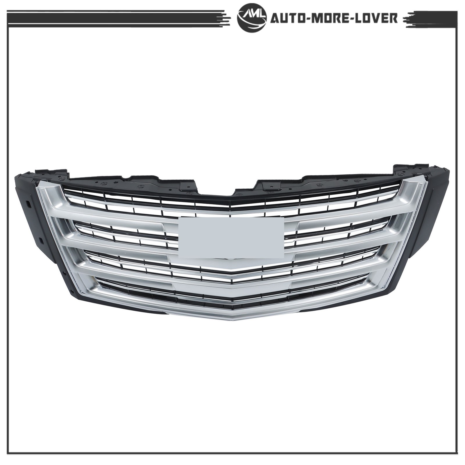 Painted Bumper Front Side Grille Without Camera Hole For Cadillac Escalade 15-20