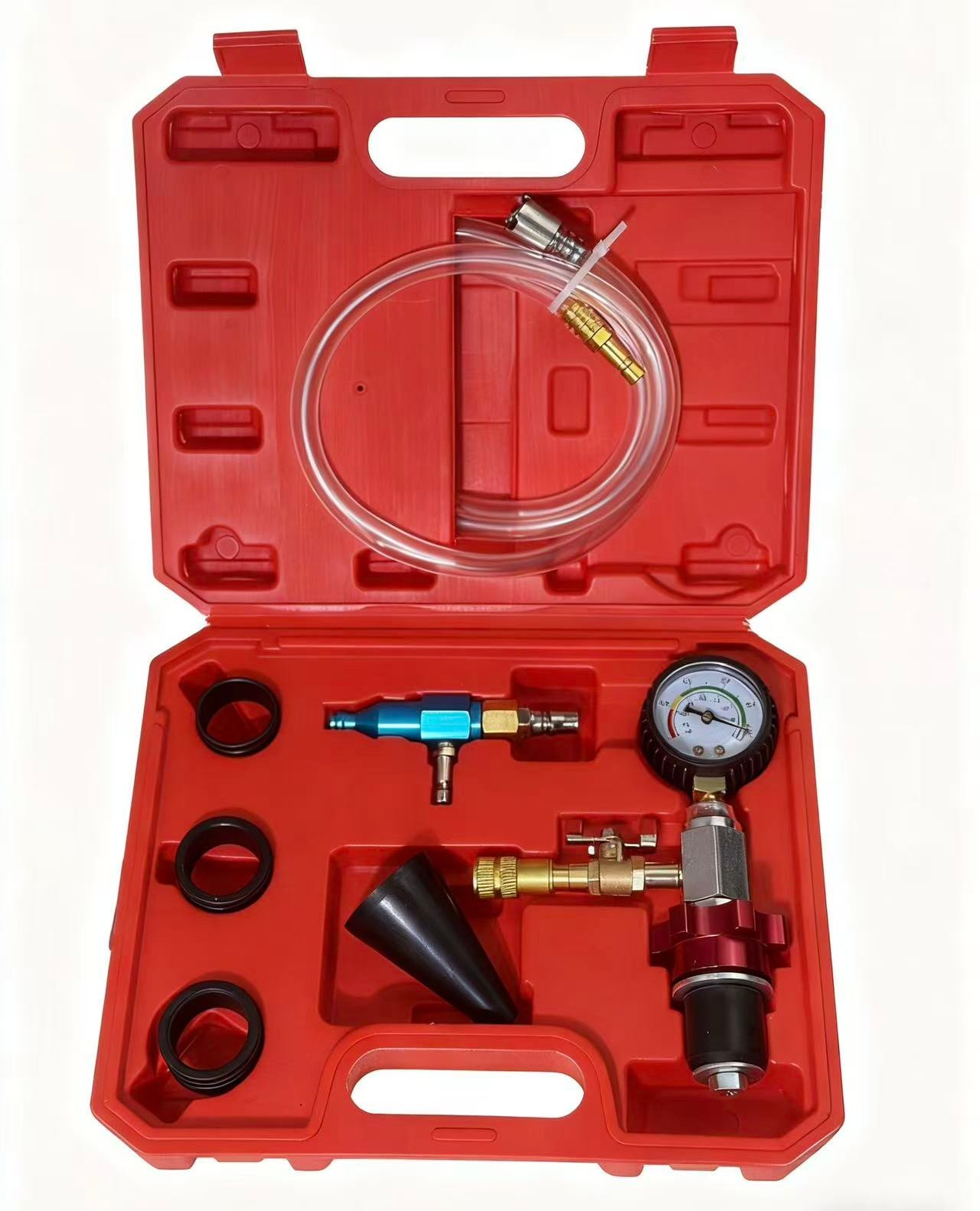 Cooling System Vacuum Purge & Refill Tool Kit, Radiator Coolant Refilling Gauge