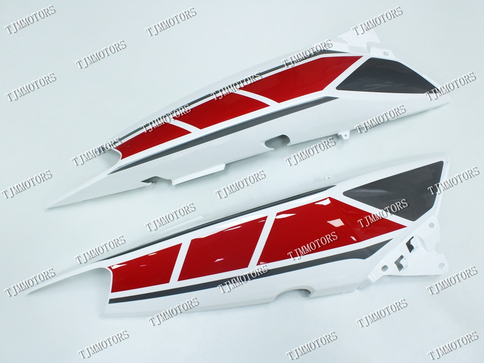 For Yamaha T-MAX500 2008-2011 White Red ABS Injection Mold Bodywork Fairing Kit