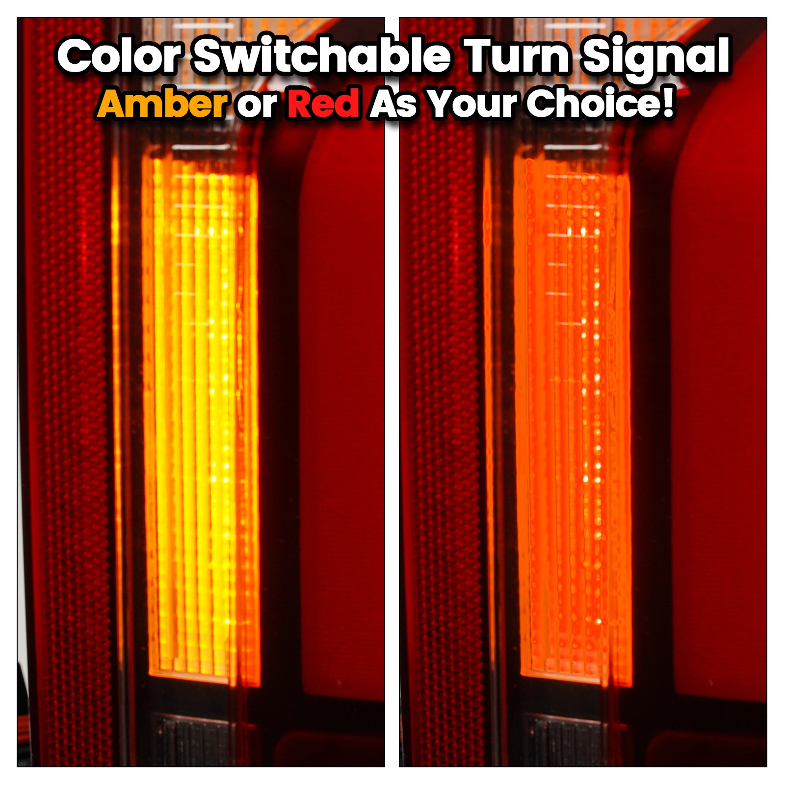Halogen Upgrade LED Tail Lights For 2021-25 Ford F-150 Left+Right W/O Blind Spot
