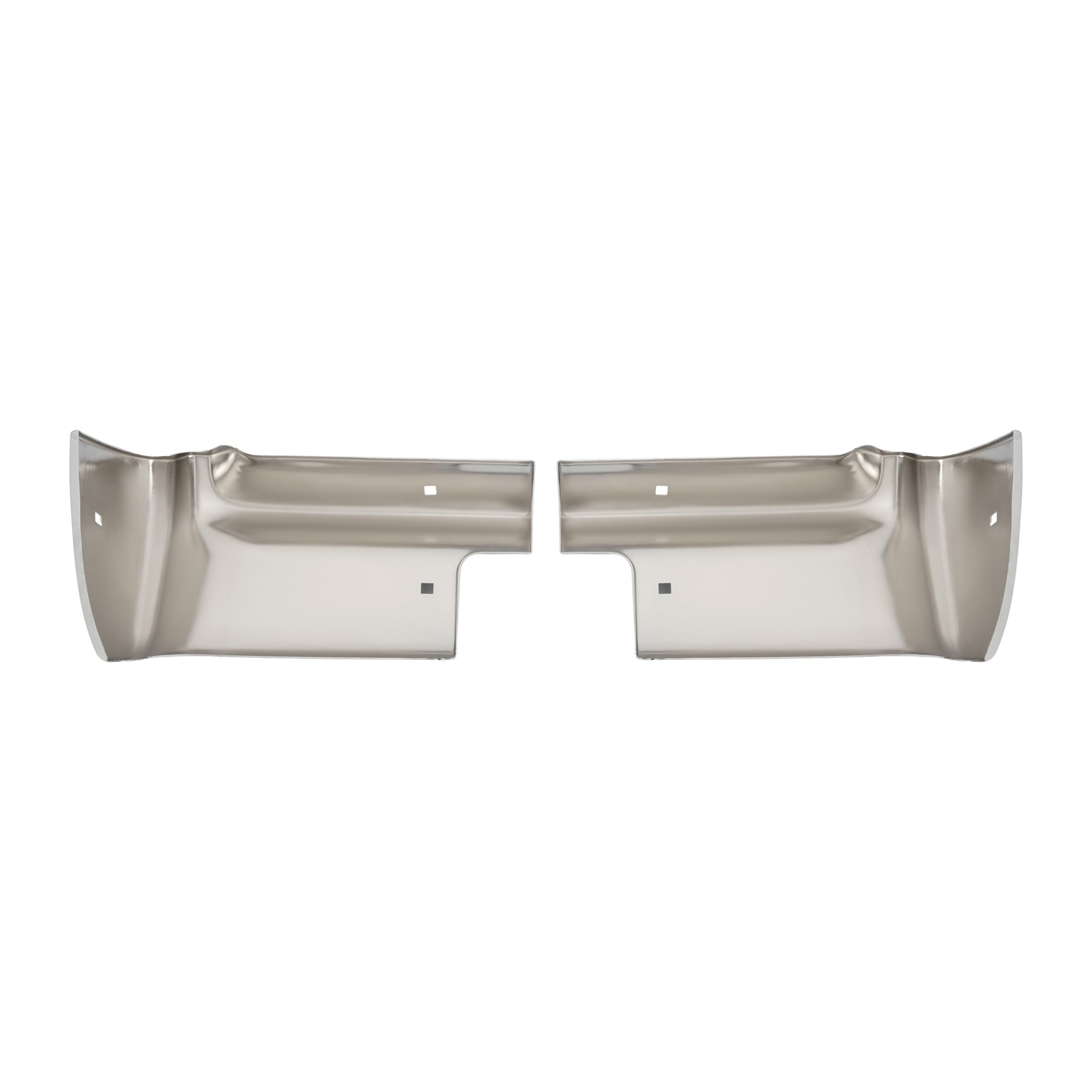 3 PCS Triple Set Rear Bumper Plated Panel Chrome For Chevrolet Impala 1964