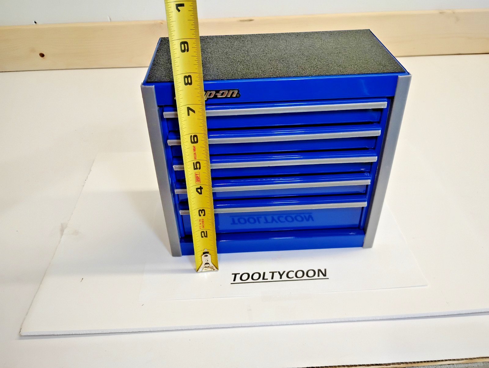 Snap-on Tools NEW ROYAL BLUE Desktop Micro Roll Cab KMC922APCN