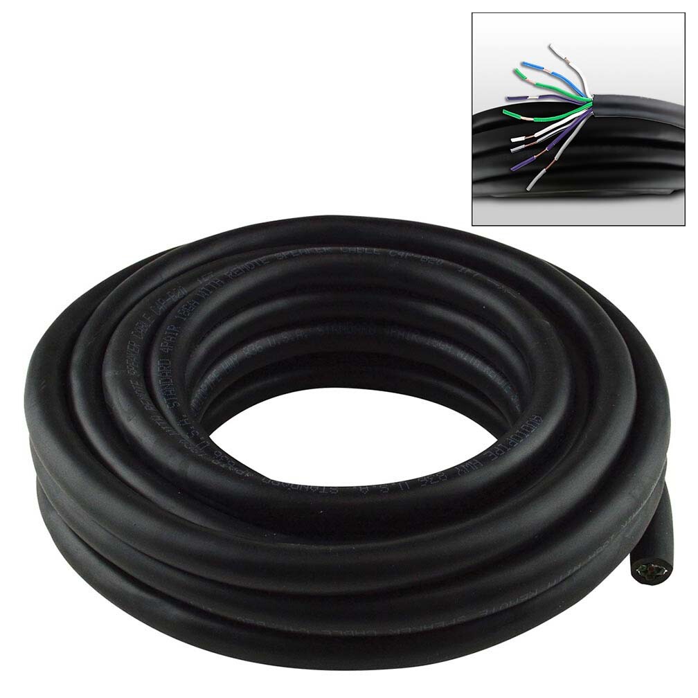 AUDIOPIPE C4P-B20 CAR AUDIO SPEED CABLE 9-CONDUCTOR 18 AWG 20 FT SPEAKER WIRE