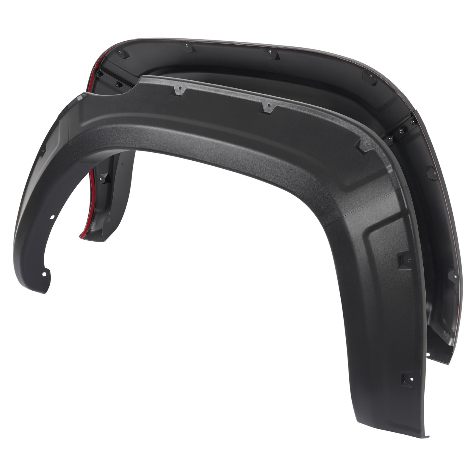 Front Rear Pocket Rivet Fender Flares Set Textured For 2016-2023 Toyota Tacoma