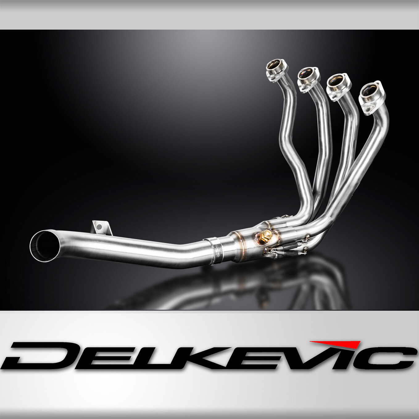 Kawasaki 1000SX Ninja 2020-2023 Delkevic Stainless 4-1 Exhaust Headers Downpipes