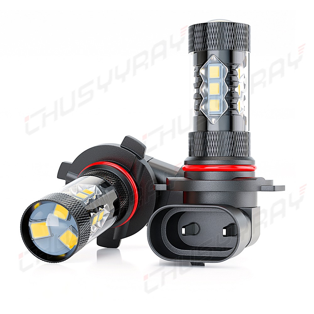 9005 LED Car Fog/Driving Light 3500K Amber 80W Bulbs For Toyota Tundra 2007-2013