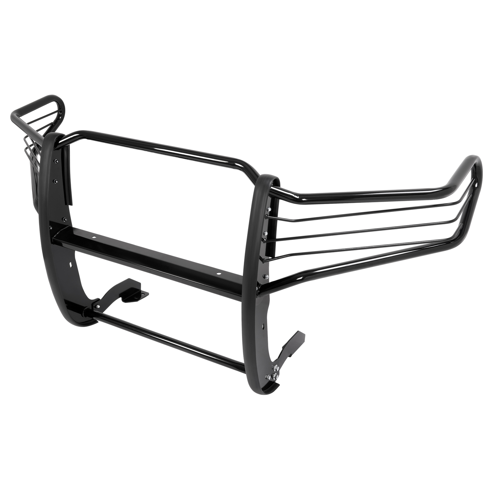 Black Front Bumper Brush Grille Guard Bull Bar For Toyota Sequoia Tundra 2007-22