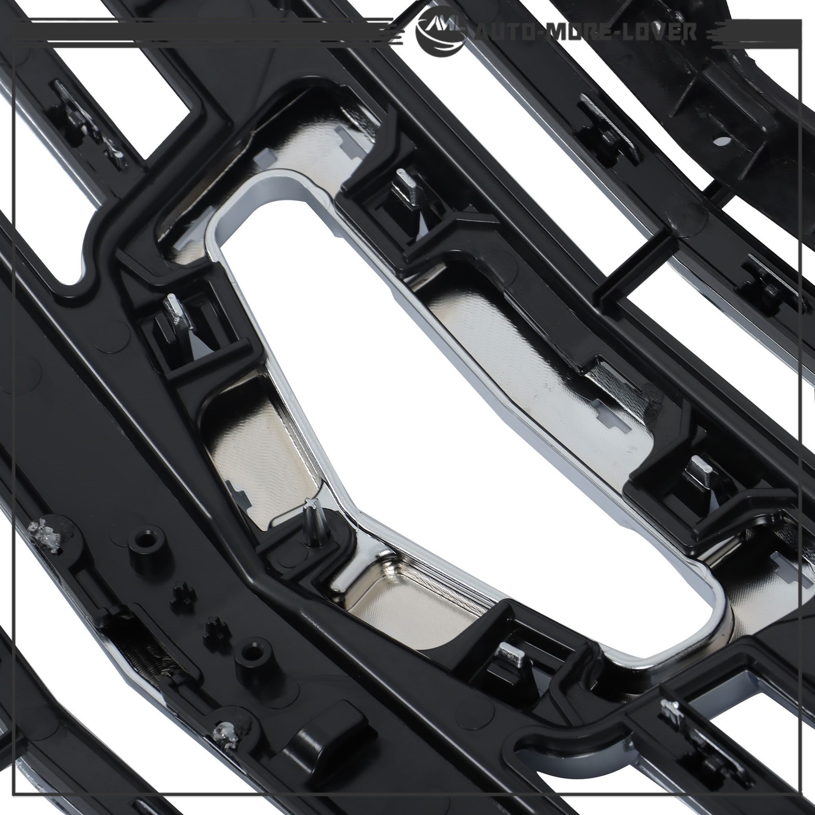 Painted Bumper Front Side Grille Without Camera Hole For Cadillac Escalade 15-20