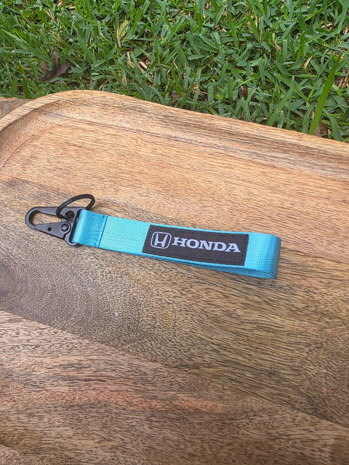 Blue Honda Key Chains/Small Lanyard Metal King Ring NEW