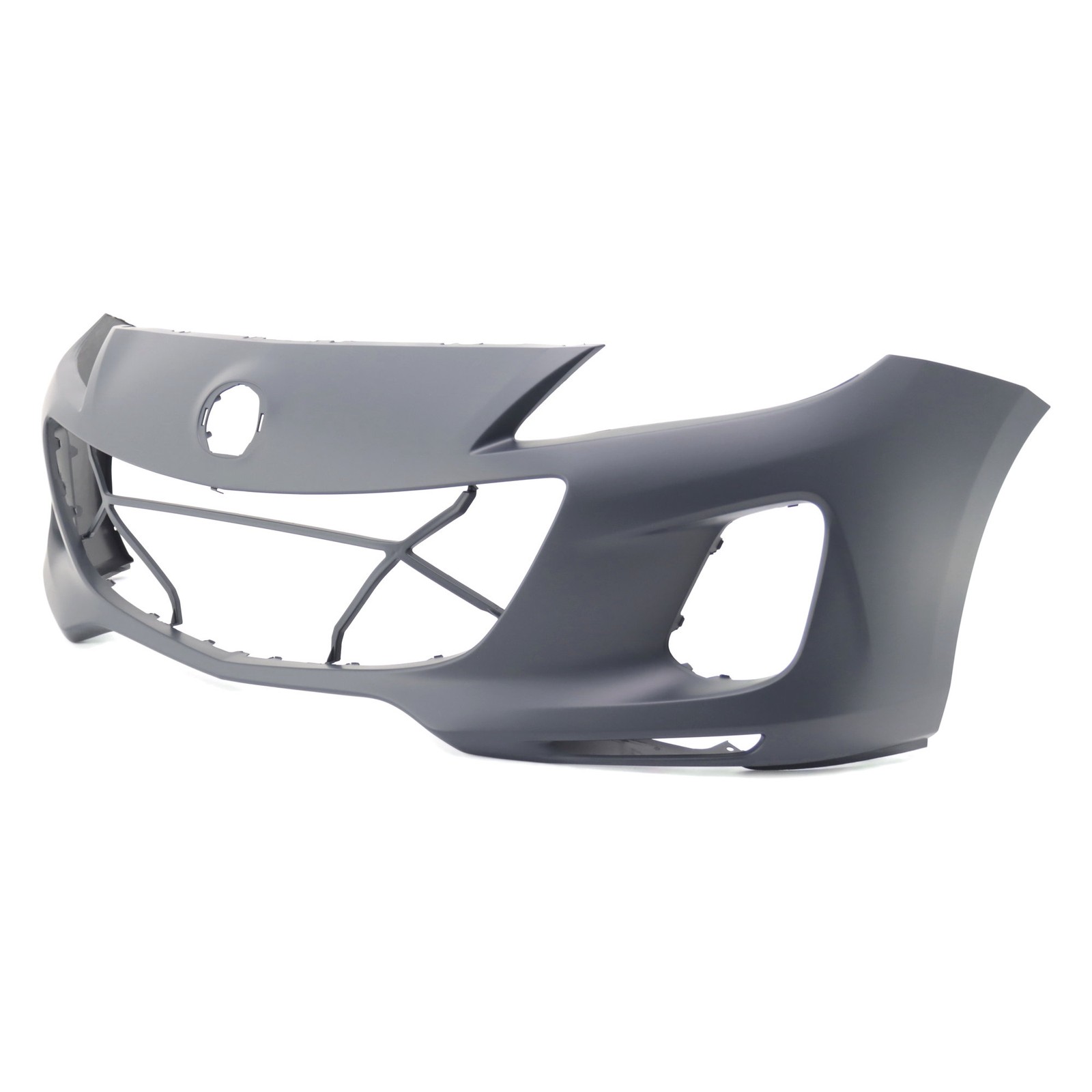 Front Bumper Cover For 2012-2013 Mazda 3 w/ fog light holes