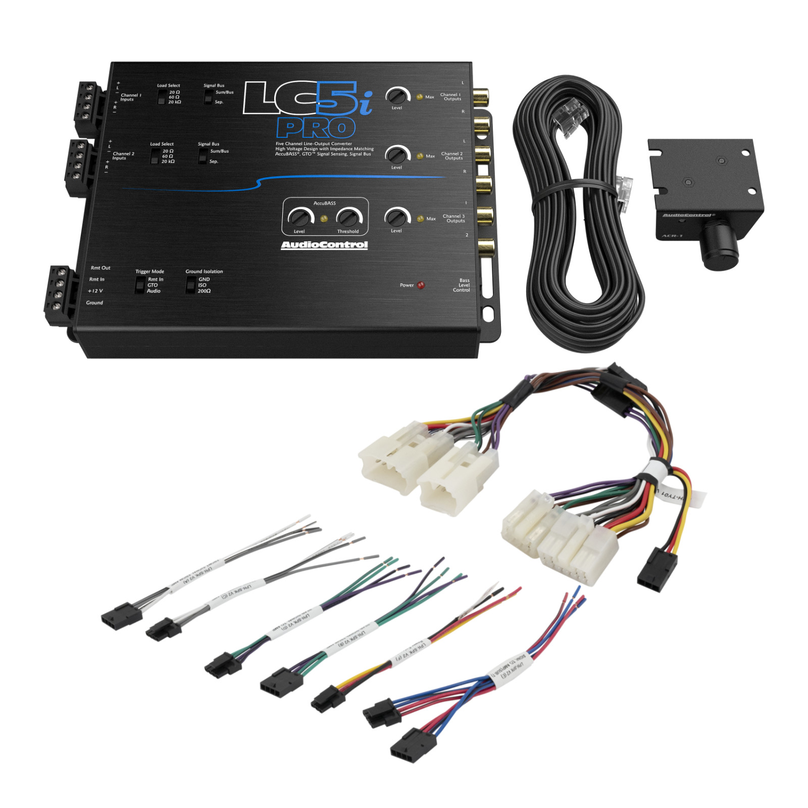 AudioControl LC5i PRO+LPHTY01 Amplifier Integration Solution for Toyota & Scion