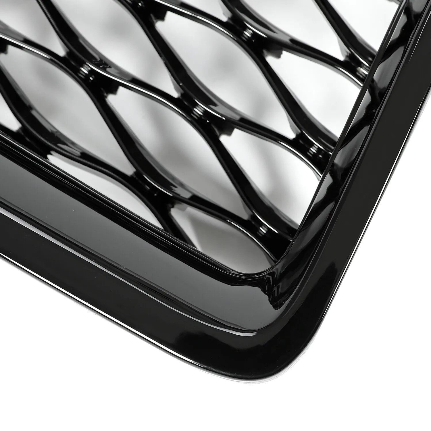 Fit 2014 2015 2016 2017 Infiniti Q50 JDM Front Bumper Upper black Grille Grill