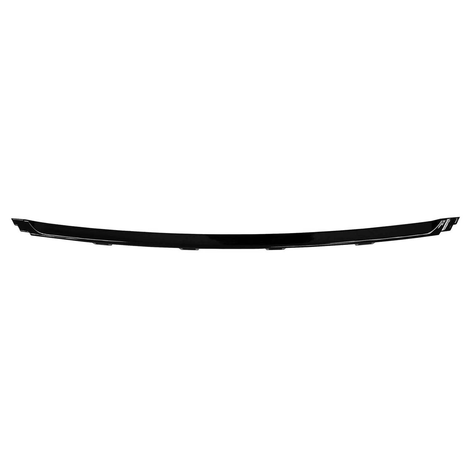 Replacement Black ABS Plastic Front Center Bumper Cover Molding