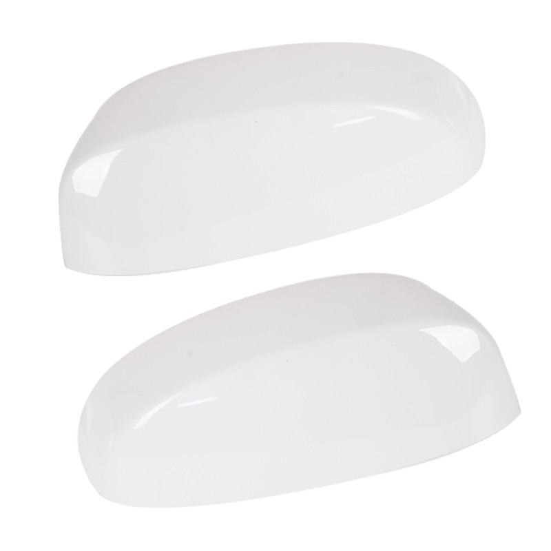Summit White Side Mirror Covers Caps For 2007-2013 Chevy Silverado GMC Sierra