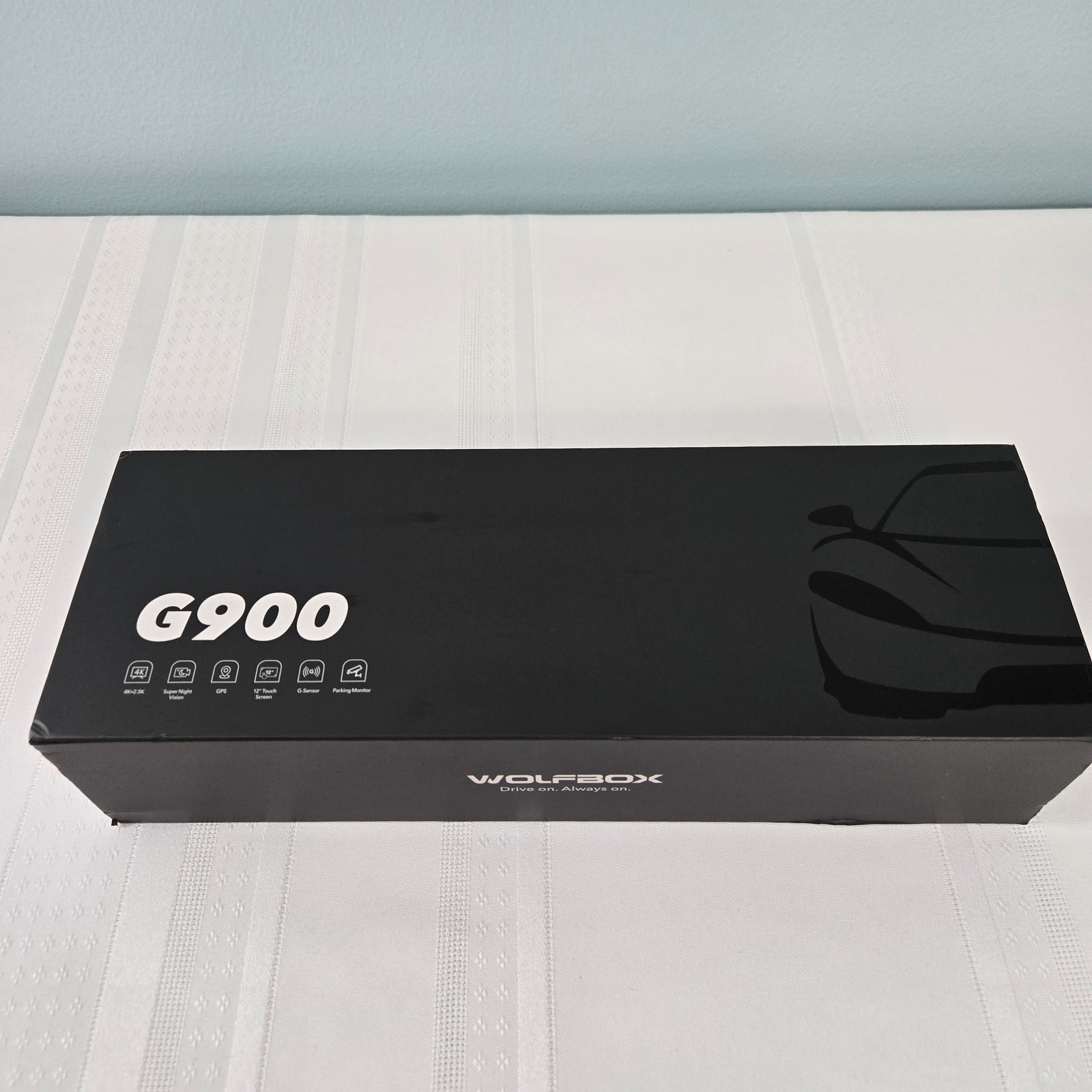 WOLFBOX G900 “EXTENDED PACKAGE” Mirror Camera 4K 11.8″ Dash Cam Front & Rear