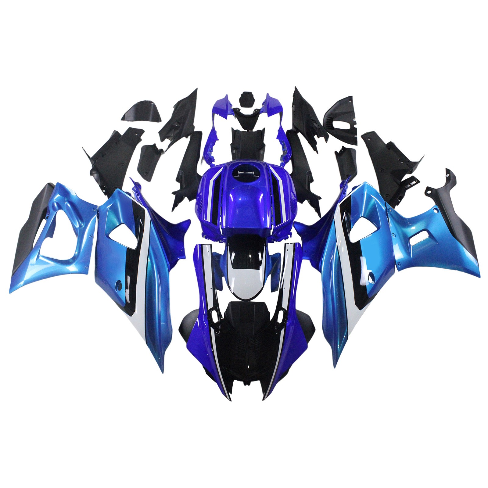 Bodywork Fairing Kit for Yamaha YZF R7 2022-2024 ABS Plastic Fairings Blue White