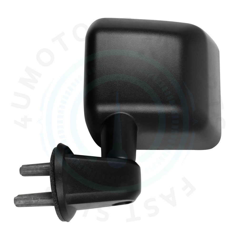 Front Left Side Mirror Manual Fold Black Smooth For 2007-17 Jeep Wrangler