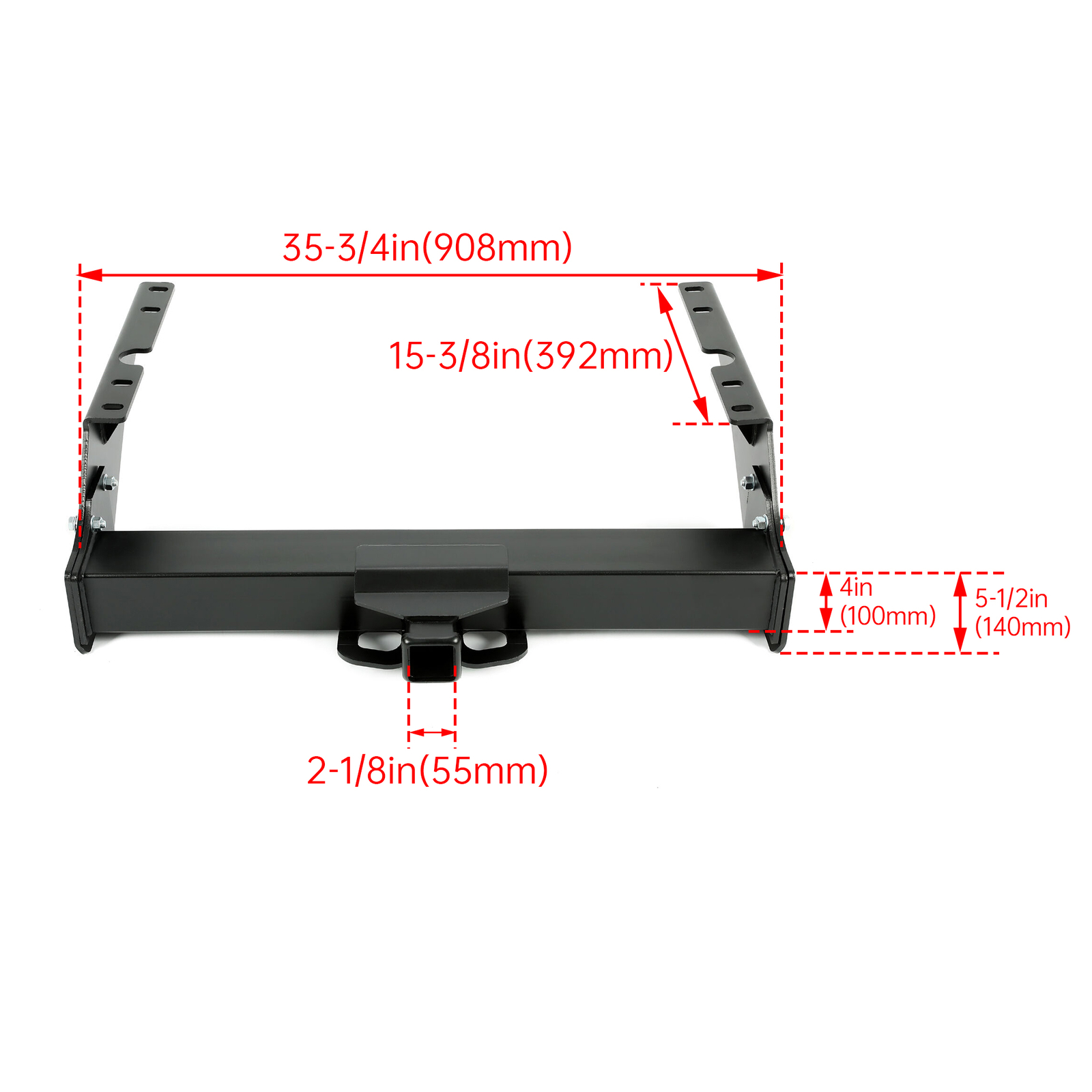 Class 5 Trailer Hitch Rear Tow Receiver For F-250 F-350 F-450 Super Duty 99-16