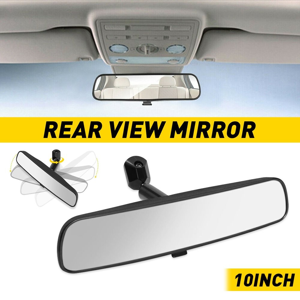 10 in Car Interior Rear View Mirror Suction Rearview Mirror Expand Field Of View