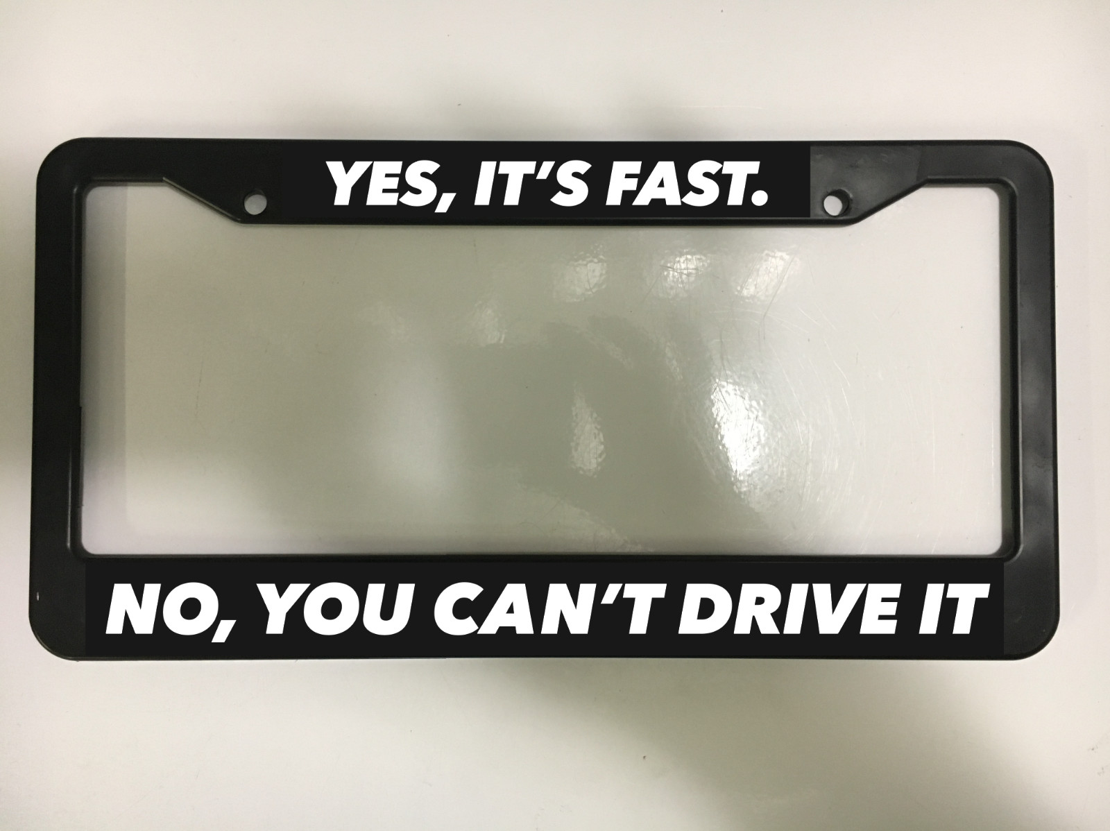 YES ITS FAST RACING DRIFT JDM EURO RAPIDO DRIFT BOOST License Plate Frame NEW