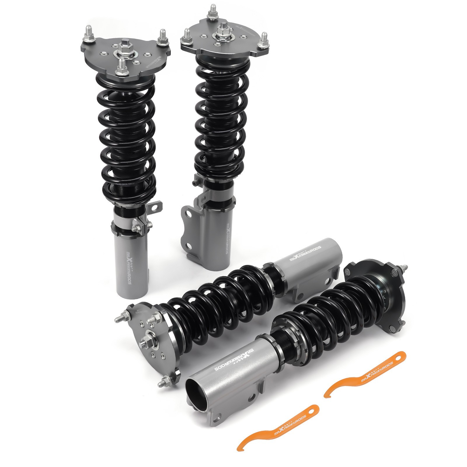 Maxpeedingrods Adjustable Coilovers Lowering Coils for Chevrolet Impala 2000-11