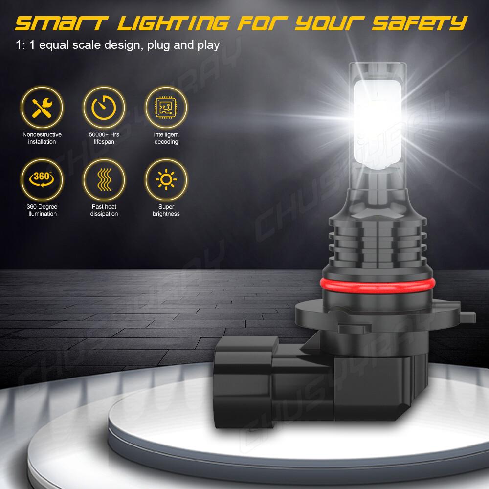 For Ram 1500 2011-2018 LED Headlight KIT Hi Lo Beam + Fog Light Bulbs 360000LM