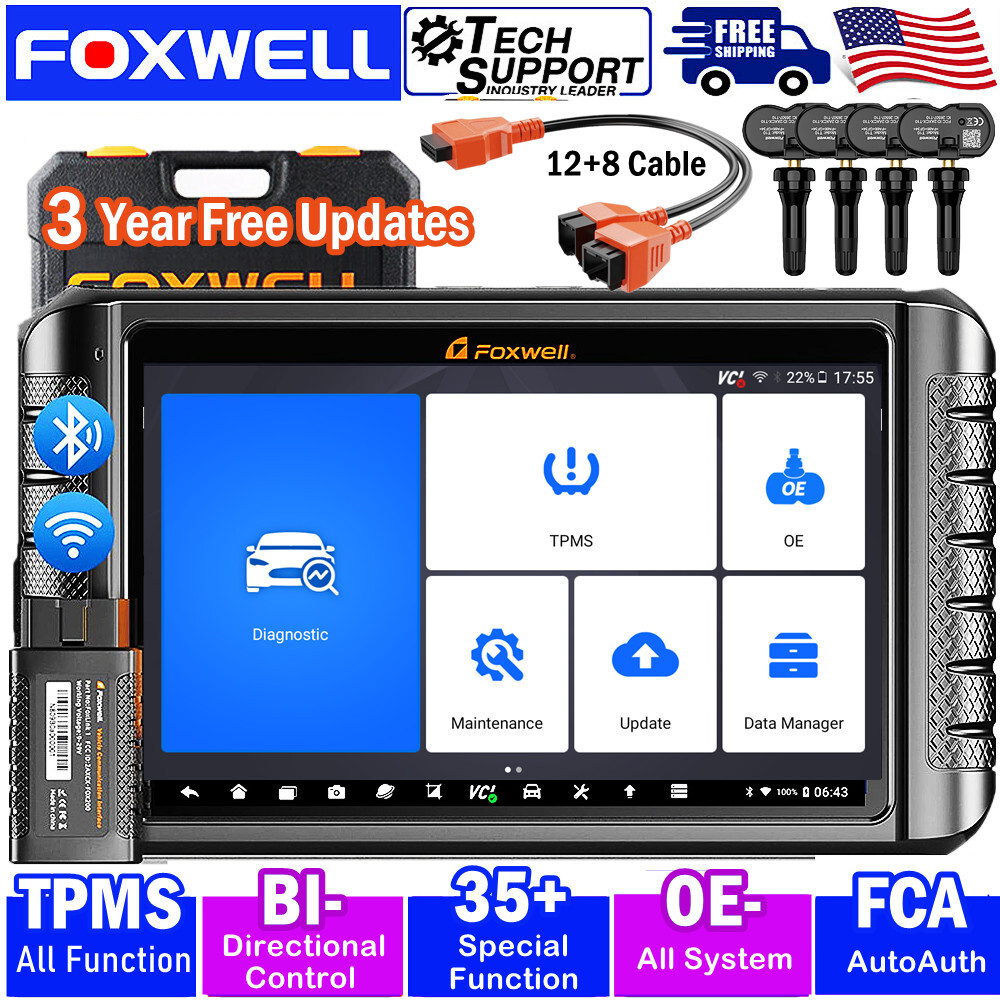 Bidirectional OBD2 Scanner All System Diagnostic Tool TPMS Programming Relearn