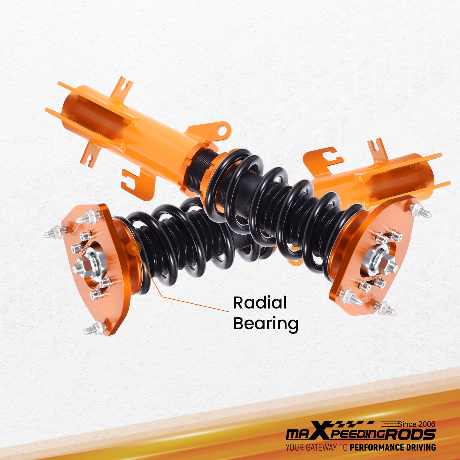 MaXpeedingrods Coilover Suspension Lowering Kit For Nissan Sentra 2007-2012