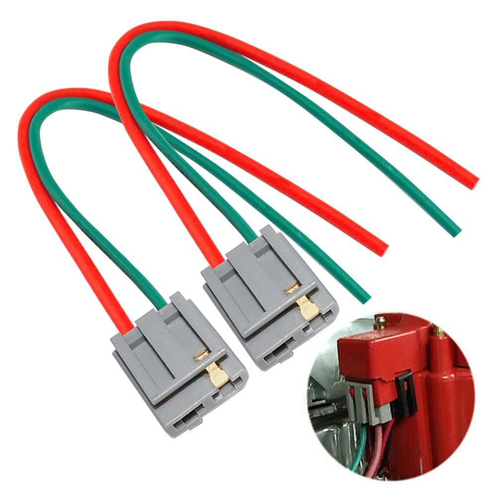 4 Sets HEI Distributor Wire Harness Pigtail 12V Power and Tach Connector 170072