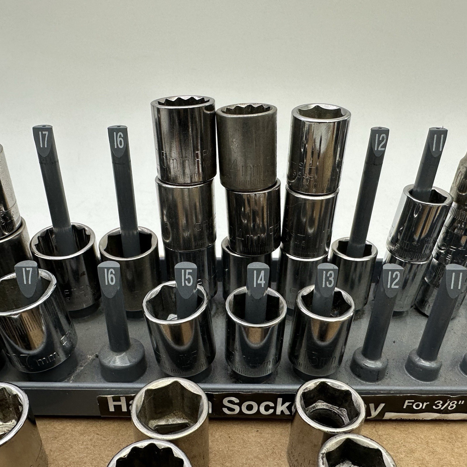 40pc LOT Craftsman G Inverted G2 Socket Set 12 Point 3/8″ Drive 10mm-19mm USA