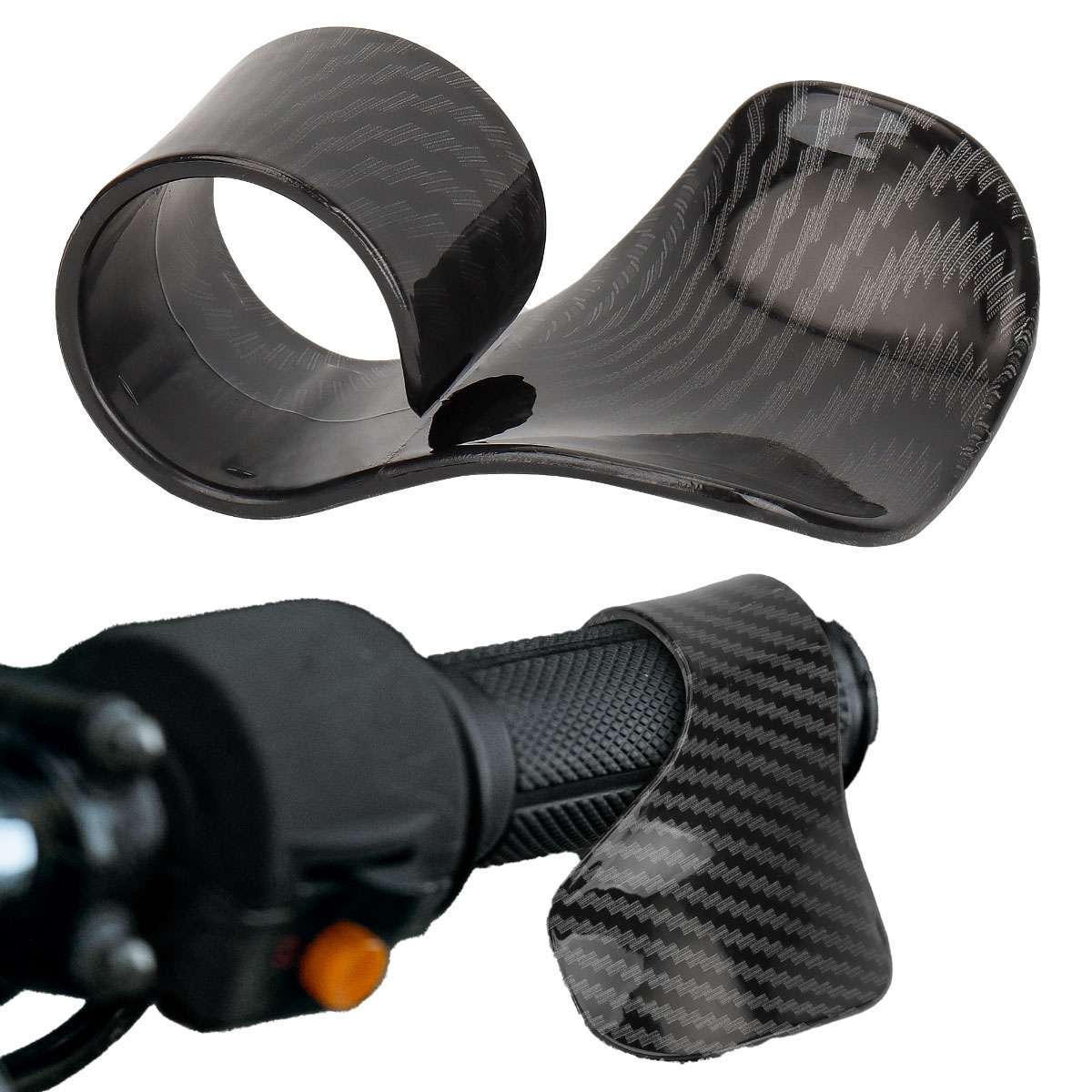 2 Universal Motorcycle Cruise Control Throttle Assist Wrist Rest Aid Grip Black