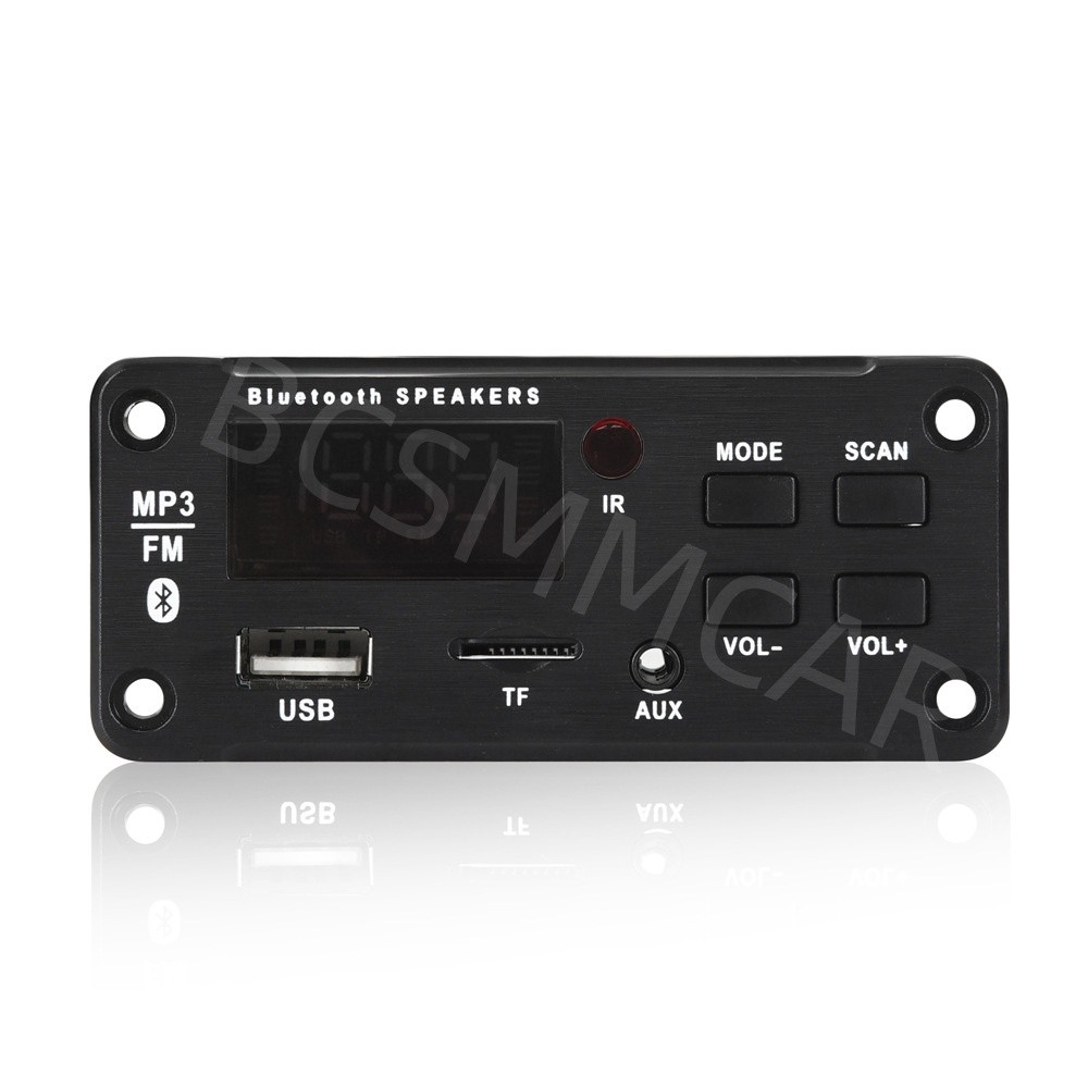Bluetooth 5.0 Decoder Board Car MP3 Player Power Amplifier USB TF AUX FM Radio