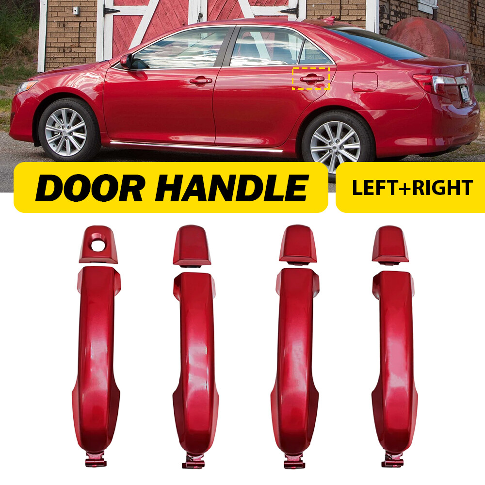 4x Front Rear Left Right Side Exterior Door Handle For 2012-2017 Toyota Camry