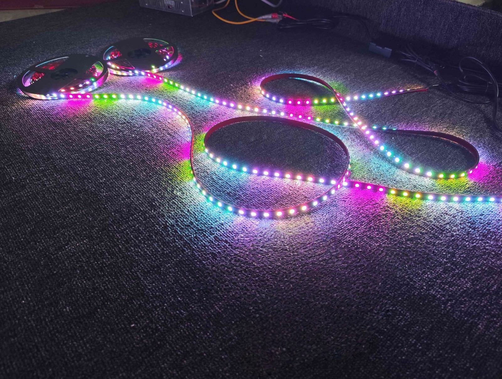 IP65 Dream Chasing Flowing 300LEDs Strips Lights 5Meters x2PCS Remote APP Kit