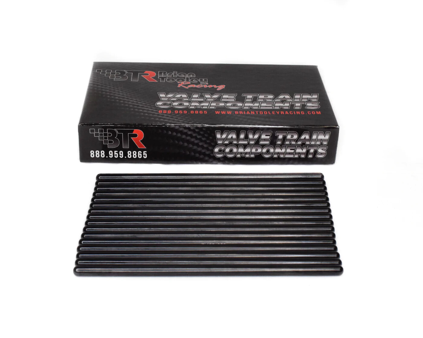 Brian Tooley Racing (BTR) 7.400″ 5/16″ Dia. 0.080″ Wall Pushrod Set of 16