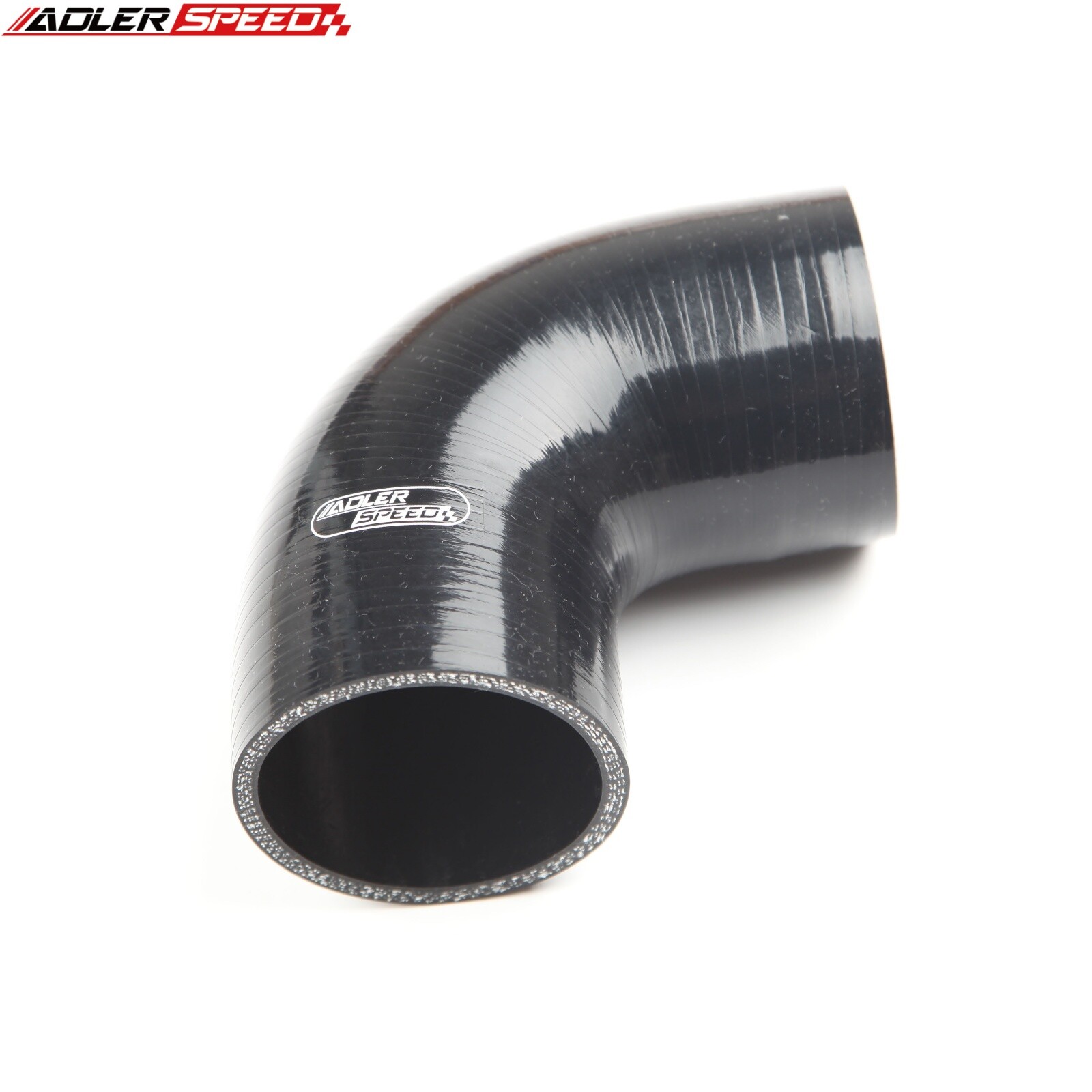 US SHIP 90 Degree 2.375″ 60mm ID Silicone Hose Turbo Intake Coupler Pipe Black