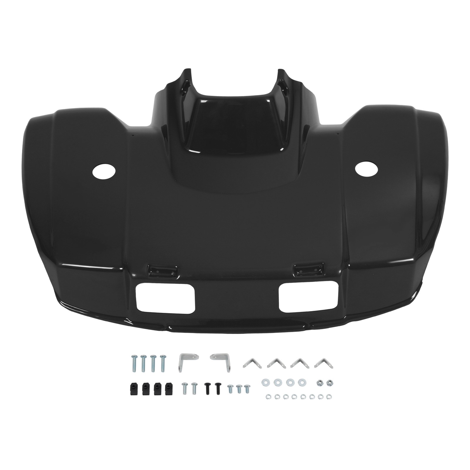 Black Front Fender Flaps Flare Mud Guard Plastic(ABS) For Honda TRX300 1988-2000