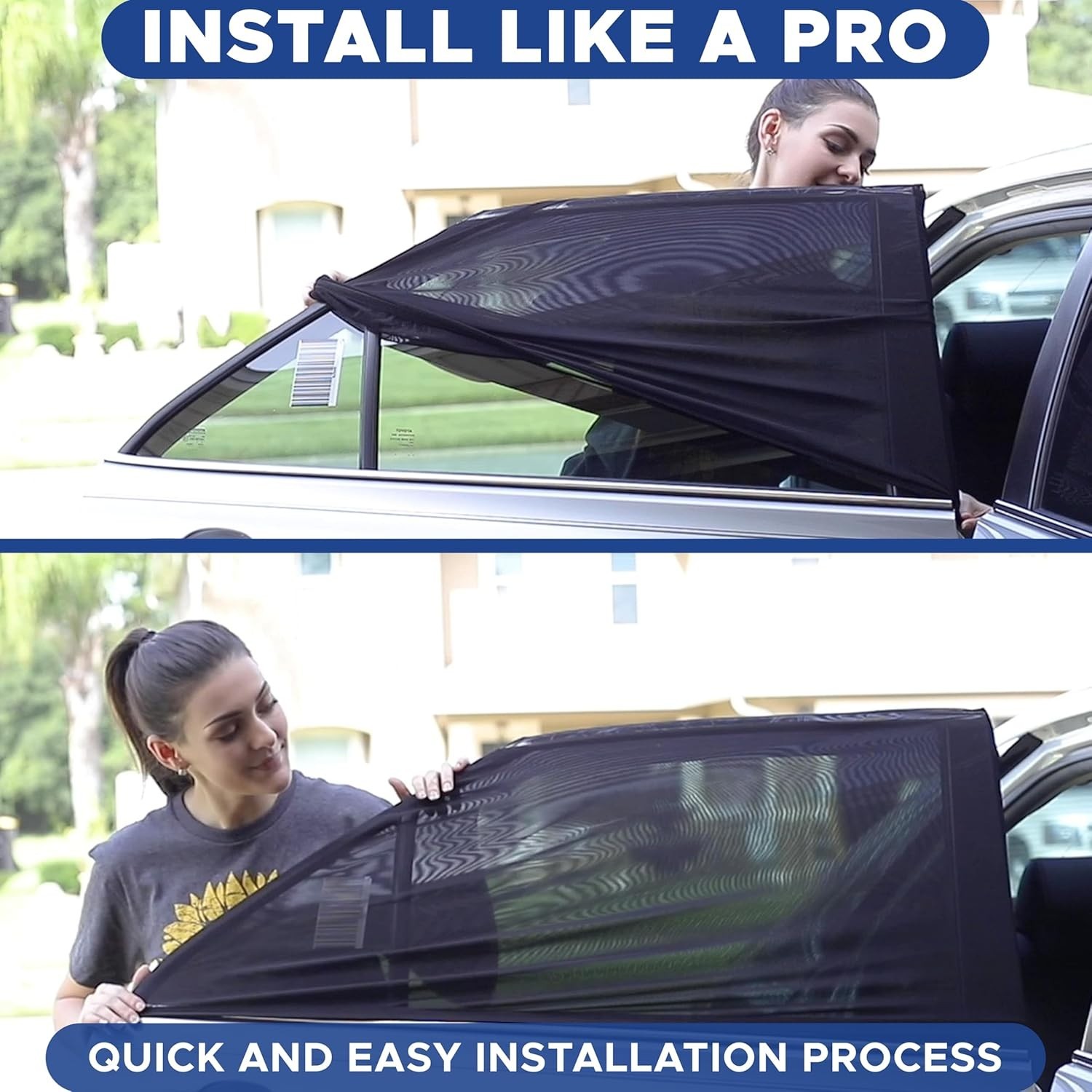 Car Window Screens for Camping Pack of 2 | 100% Protection from Bugs, UV and …