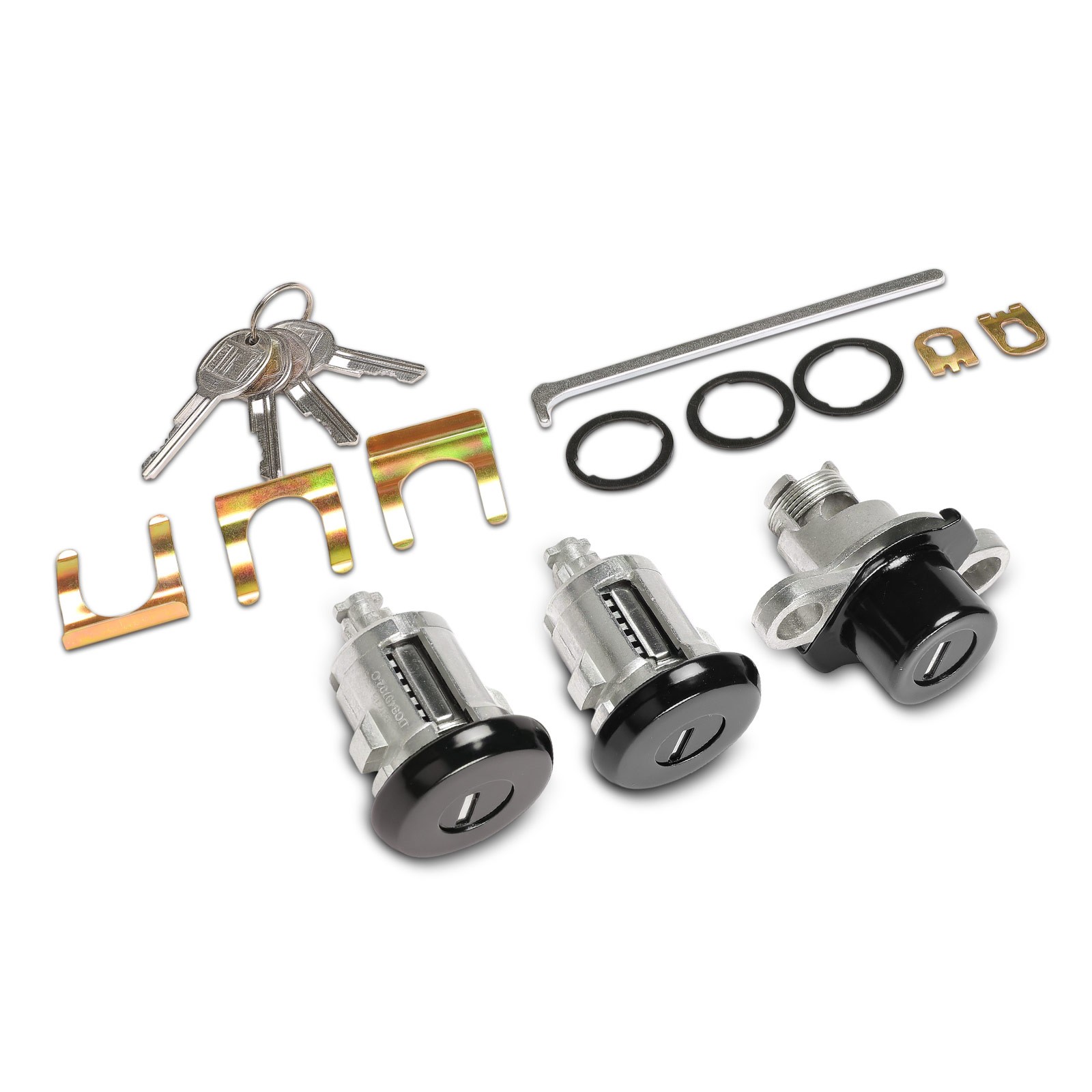 3Pcs Front Left & Right Doors & Hatch Lock Cylinder Set for Chevy Camaro 93-02