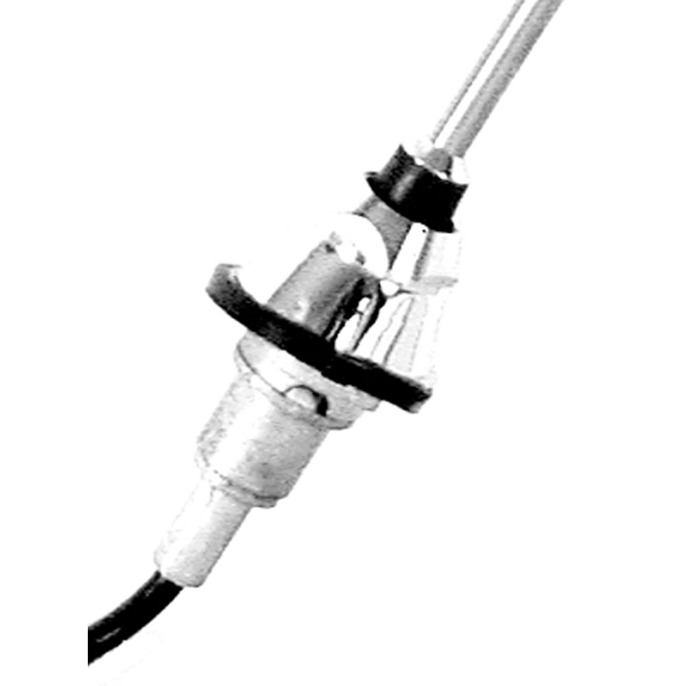 Radio Antenna Assembly With Round Base Chrome Mustang 1965-1968