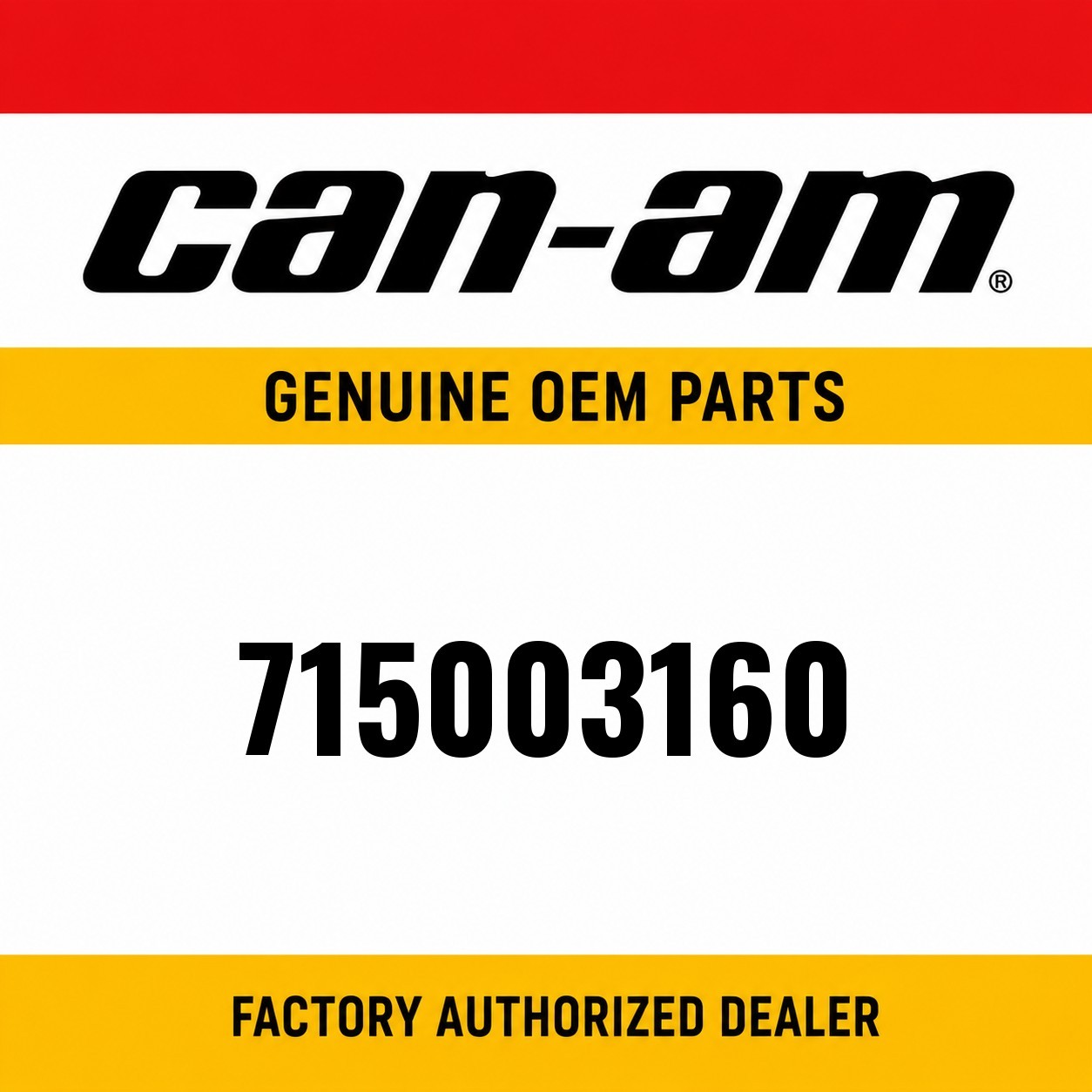 Can-Am Black Front Fender 715003160 Fits 2018 Renegade