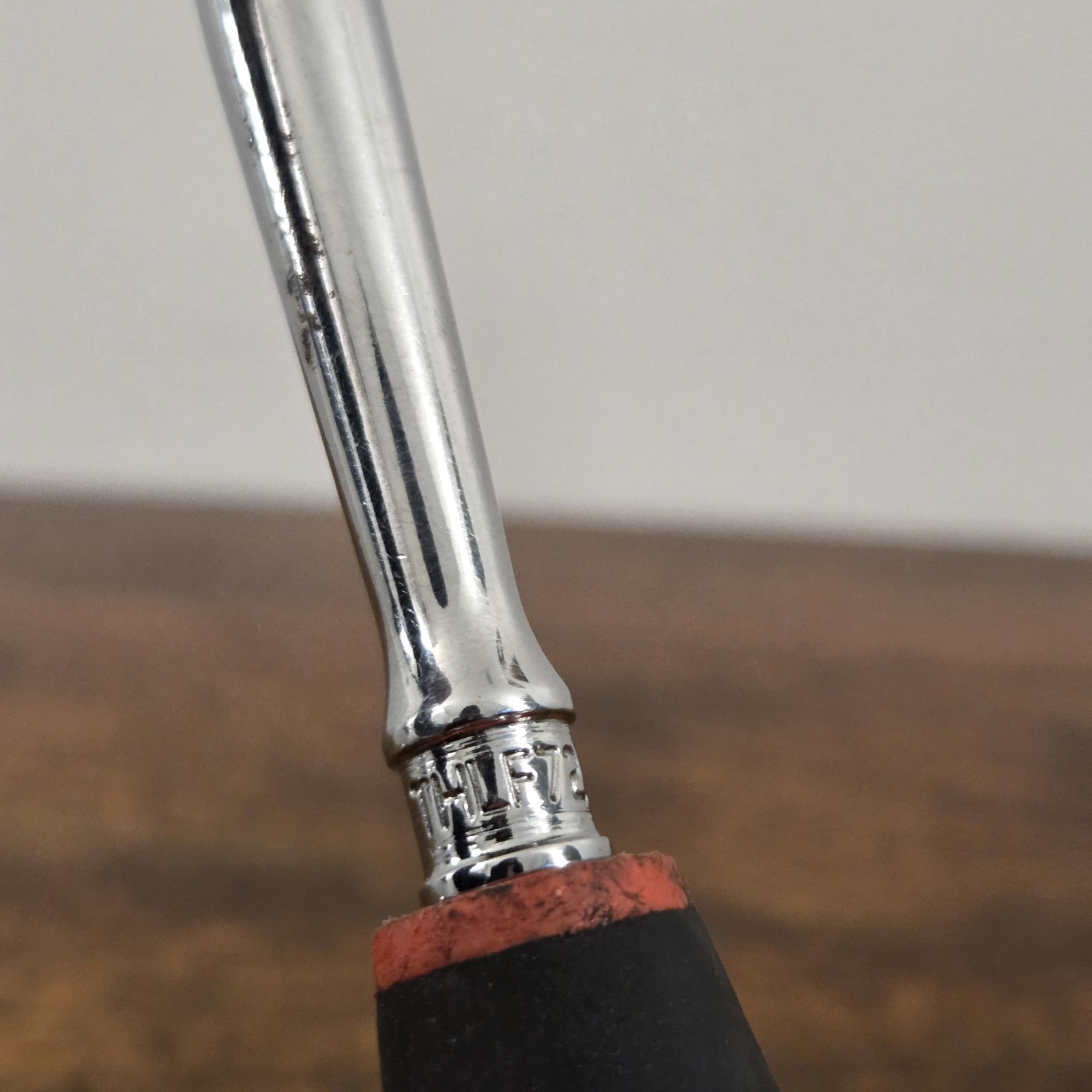 Snap On thlf72 1/4” Flex Head Ratchet Black And Red Handle
