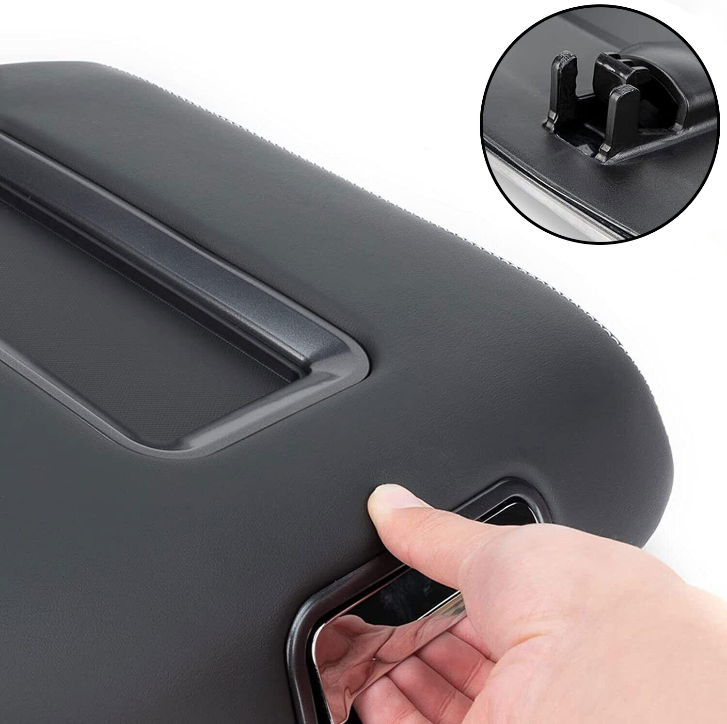 Leather Center Console Armrest Lid For 2014-2019 Chevrolet Silverado GMC Sierra