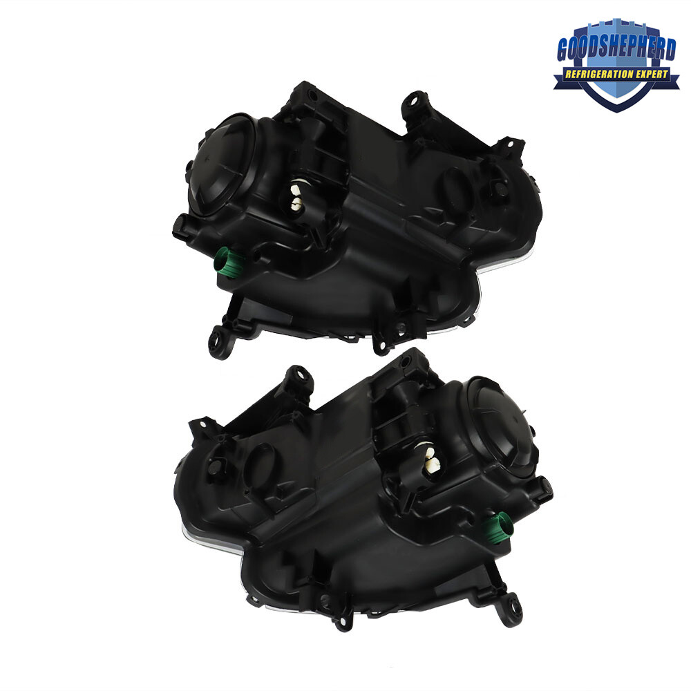Halogen Left&Right Headlights For 2014-2017 2018 Jeep Cherokee Black Headlamps