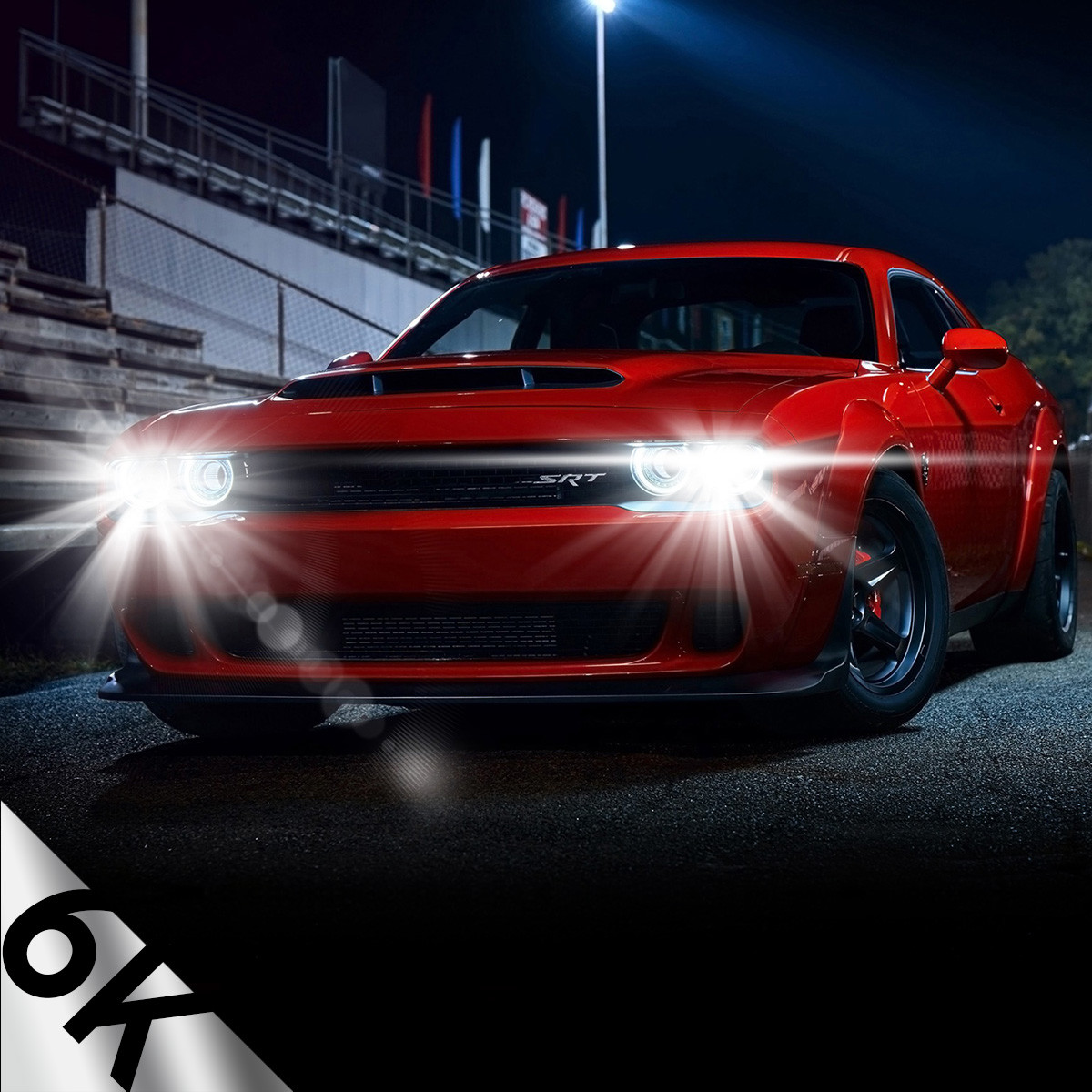 XENTEC LED HID Headlight Conversion kit 9012 6000K for 2013-2015 Dodge Dart
